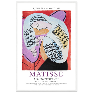 Henri Matisse The Dream - Aix-En-Provence Exhibition Poster - Matte / 24 x 36″ (60 x 90cm) / White - Poster