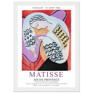 Henri Matisse The Dream - Aix-En-Provence Exhibition Poster - Matte / 8 x 12″ (21 x 29.7cm) / White - Poster