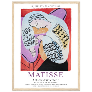 Henri Matisse The Dream - Aix-En-Provence Exhibition Poster - Matte / 18 x 24″ (45 x 60cm) / Wood - Poster