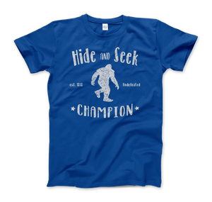Hide and Seek Champion - Bigfoot T-Shirt - Men (Unisex) / Royal Blue / S - T-Shirt
