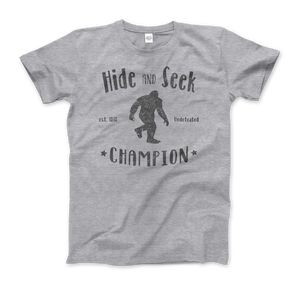 Hide and Seek Champion - Bigfoot T-Shirt - Men (Unisex) / Heather Grey / S - T-Shirt