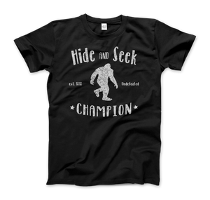 Hide and Seek Champion - Bigfoot T-Shirt - Men (Unisex) / Black / S - T-Shirt