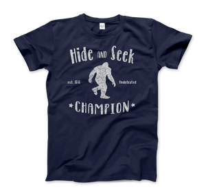 Hide and Seek Champion - Bigfoot T-Shirt - Men (Unisex) / Navy / S - T-Shirt
