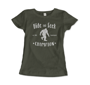 Hide and Seek Champion - Bigfoot T-Shirt - Women (Fitted) / City Green / S - T-Shirt