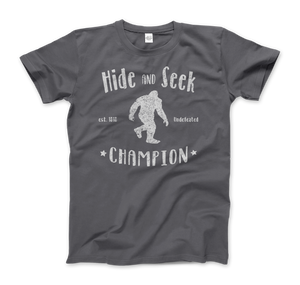 Hide and Seek Champion - Bigfoot T-Shirt - Men (Unisex) / Charcoal / S - T-Shirt