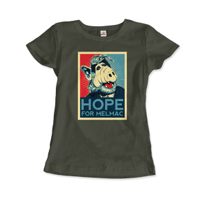 Hope for Melmac T - Shirt - Women (Fitted) / Military Green / S - T - Shirt