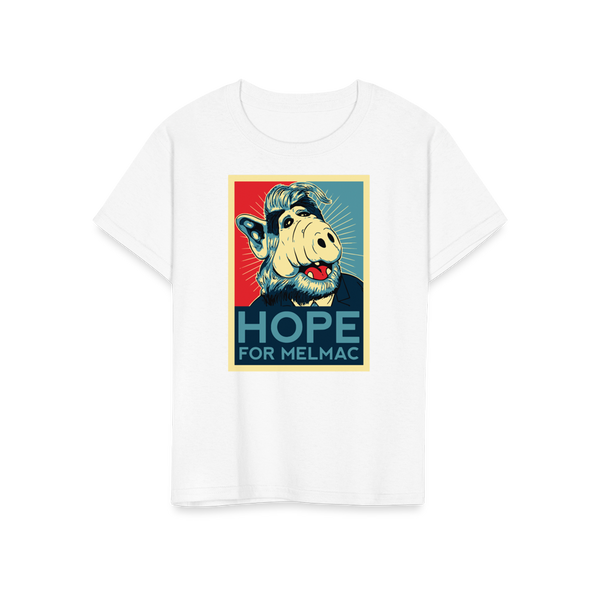 Hope for Melmac T - Shirt - Youth / White / S - T - Shirt