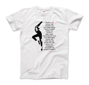 I Believe in Pink Quote T-Shirt - Men / White S