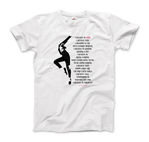 I Believe in Pink Quote T-Shirt - Art-O-Rama Shop