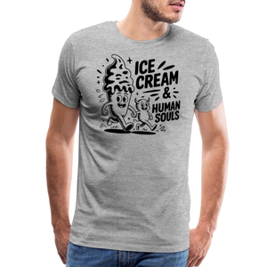 Ice Cream & Human Souls – Vintage Cartoon Horror T-Shirt - T-Shirt