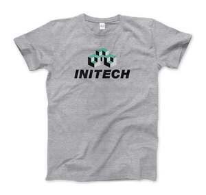 INITECH Logo T-Shirt - Men (Unisex) / Heather Grey / S - T-Shirt