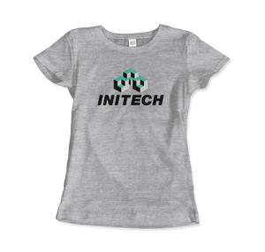 INITECH Logo T-Shirt - Women (Fitted) / Heather Grey / S - T-Shirt