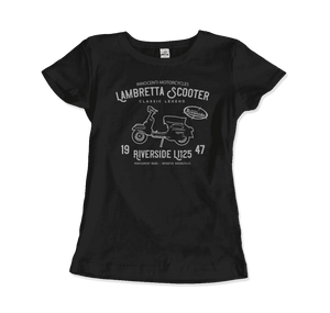 Innocenti Lambretta Scooter Riverside 1947 T-Shirt - Art-O-Rama Shop