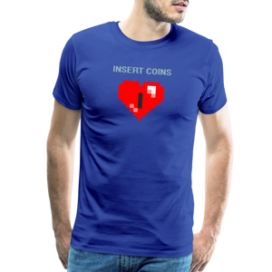 Insert Coins 8-BIT Heart T-Shirt - T-Shirt