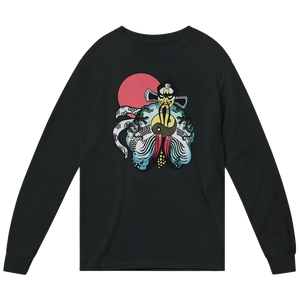 Jack Burton Big Trouble in LIttle China Long Sleeve Shirt - Black / Small - Long Sleeve Shirt