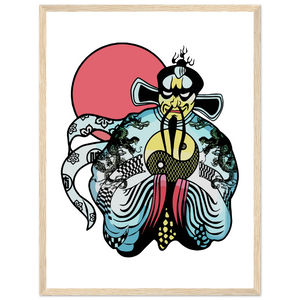 Jack Burton Big Trouble in LIttle China Poster - Matte / 18 x 24″ (45 60cm) Wood