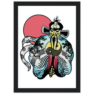 Jack Burton Big Trouble in LIttle China Poster - Matte / 8 x 12″ (21 29.7cm) Black