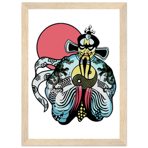 Jack Burton Big Trouble in LIttle China Poster - Matte / 8 x 12″ (21 29.7cm) Wood