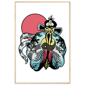 Jack Burton Big Trouble in LIttle China Poster - Matte / 24 x 36″ (60 90cm) Wood