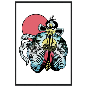 Jack Burton Big Trouble in LIttle China Poster - Matte / 24 x 36″ (60 90cm) Black