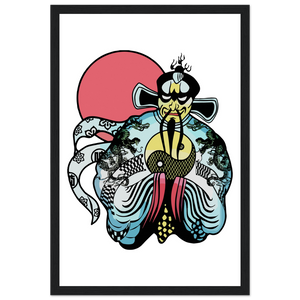 Jack Burton Big Trouble in LIttle China Poster - Matte / 12 x 18″ (30 45cm) Black