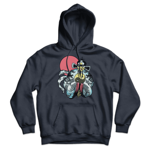 Jack Burton Big Trouble in LIttle China Unisex Hoodie - Navy / S - Hoodie