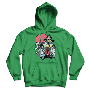 Jack Burton Big Trouble in LIttle China Unisex Hoodie - Irish Green / S - Hoodie