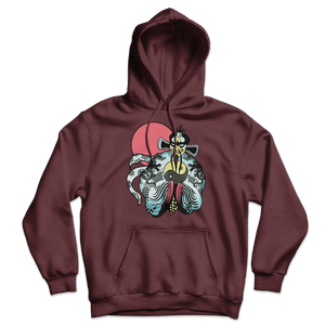 Jack Burton Big Trouble in LIttle China Unisex Hoodie - Maroon / S - Hoodie