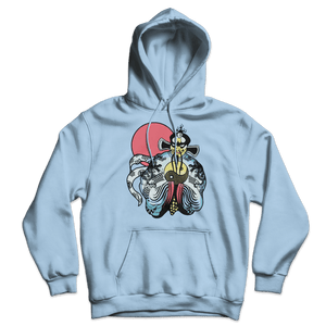 Jack Burton Big Trouble in LIttle China Unisex Hoodie - Light Blue / S - Hoodie