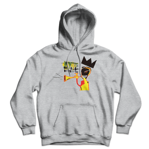 Jean-Michel Basquiat Trumpet 1984 Artwork Unisex Hoodie - Sport Grey / S - Hoodie