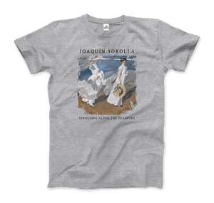 Joaquin Sorolla - Strolling along the Seashore, 1909 Artwork T-Shirt - Art-O-Rama Shop