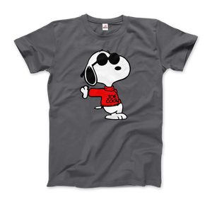 Joe Cool - Snoopy T-Shirt - Men (Unisex) / Charcoal / S - T-Shirt