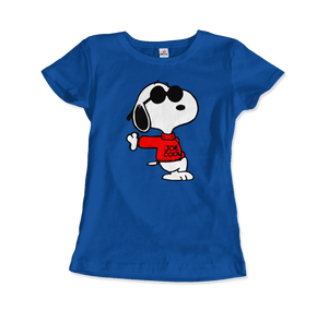 Joe Cool - Snoopy T-Shirt - Women (Fitted) / Royal Blue / S - T-Shirt
