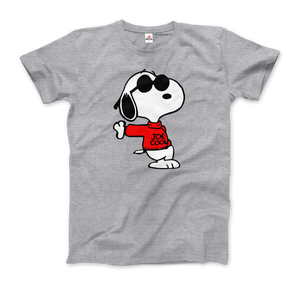 Joe Cool - Snoopy T-Shirt - Men (Unisex) / Heather Grey / S - T-Shirt