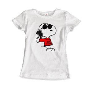 Joe Cool - Snoopy T-Shirt - Women (Fitted) / White / S - T-Shirt