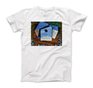 Juan Gris - Guitar on a Table 1915 Artwork T-Shirt - Men (Unisex) / White / S - T-Shirt