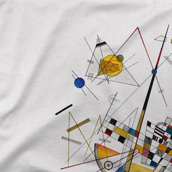 Kandinsky - Delicate Tension. No. 85 1923 Artwork T-Shirt - T-Shirt