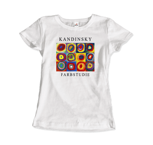 Kandinsky Farbstudie - Color Study, Squares with Concentric Circles, 1913 Artwork T-Shirt - Art-O-Rama Shop