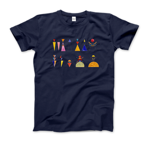 Kandinsky - The Great Gate of Kiev 1928 Artwork T-Shirt - Men (Unisex) / Navy / S - T-Shirt