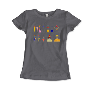 Kandinsky - The Great Gate of Kiev 1928 Artwork T-Shirt - Women (Fitted) / Charcoal / S - T-Shirt
