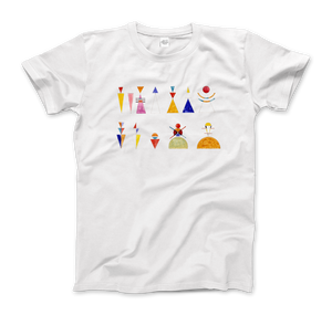 Kandinsky - The Great Gate of Kiev 1928 Artwork T-Shirt - Men (Unisex) / White / S - T-Shirt