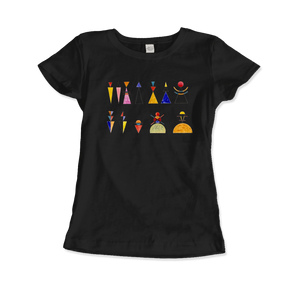 Kandinsky - The Great Gate of Kiev 1928 Artwork T-Shirt - Women (Fitted) / Black / S - T-Shirt