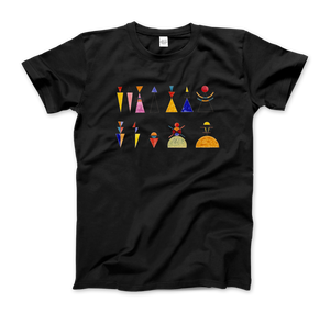 Kandinsky - The Great Gate of Kiev 1928 Artwork T-Shirt - Men (Unisex) / Black / S - T-Shirt