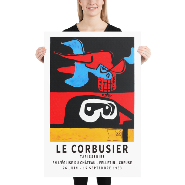 Le Corbusier 1963 Exhibition Artwork Poster - Poster