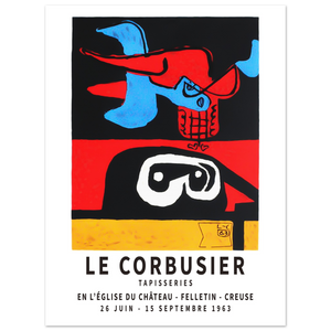 Le Corbusier 1963 Exhibition Artwork Poster - Matte / 18 x 24″ (45 x 60cm) / None - Poster