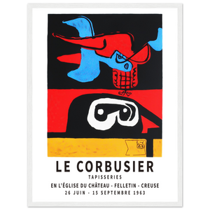 Le Corbusier 1963 Exhibition Artwork Poster - Matte / 18 x 24″ (45 x 60cm) / White - Poster