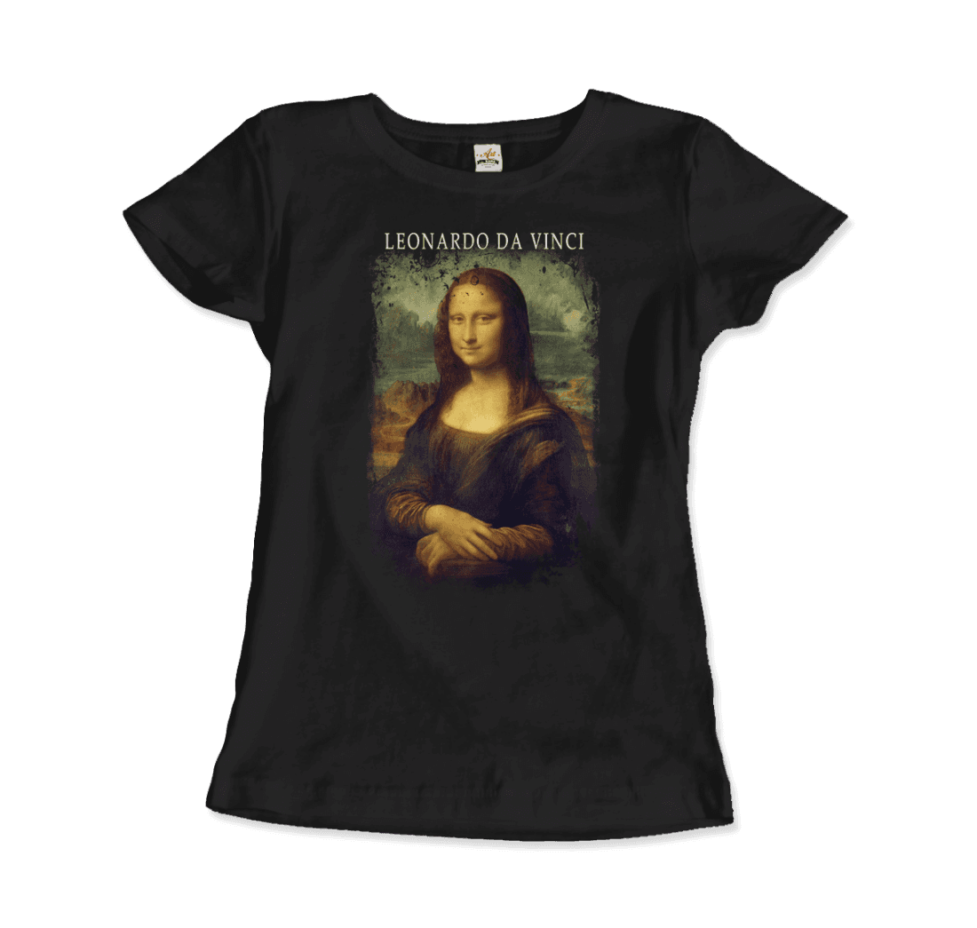 Art O Rama Shop Camiseta de Leonardo Da Vinci Mona Lisa 1503 1519 Artwork