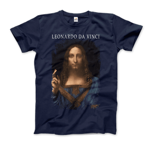 Leonardo Da Vinci, Salvator Mundi, 1499~1510 Artwork T-Shirt - Art-O-Rama Shop