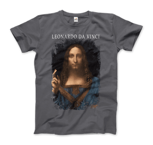 Leonardo Da Vinci, Salvator Mundi, 1499~1510 Artwork T-Shirt - Art-O-Rama Shop