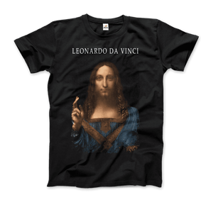 Leonardo Da Vinci, Salvator Mundi, 1499~1510 Artwork T-Shirt - Art-O-Rama Shop